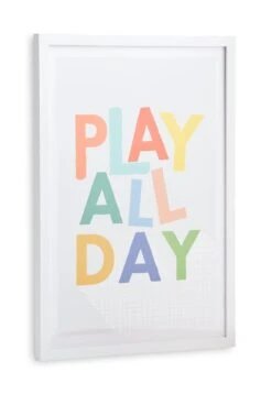 Habitat Kids Play Slogan Framed Wall Art - 31x43cm 9 Habitat Kids Play Slogan Framed Wall Art - 31x43cm -Habitat 9650781 R Z002A